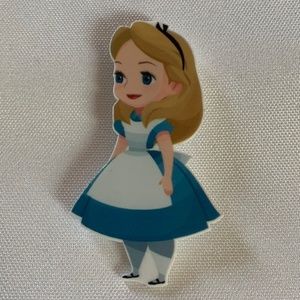 NWT. Handmade Pin Brooch of Alice from Alice in Wonderland!